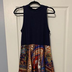 Venus Sleeveless Handkerchief Scarf Dress